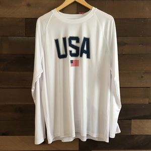 🇺🇸 Patriotic USA quick dry shirt. Support Olympics, Ryder / World Cup, MLS